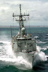 HMAS Canberra FFG 02 in 2002