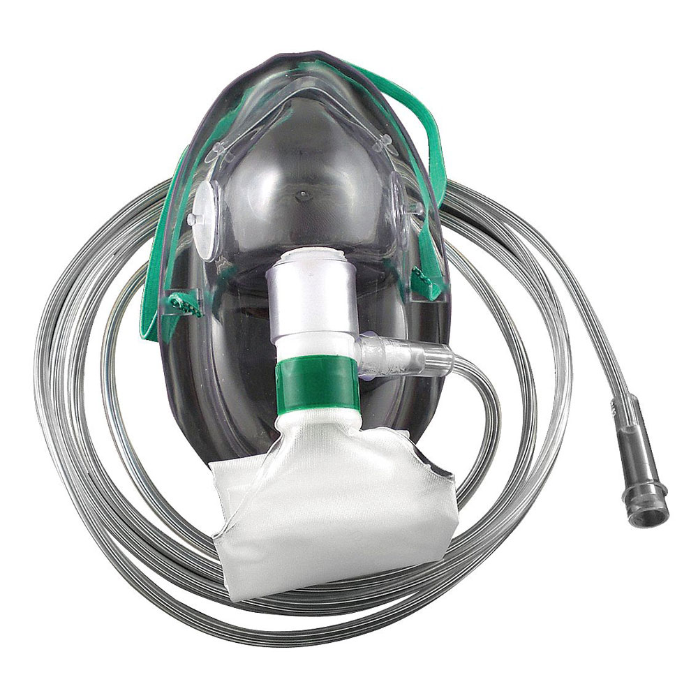 Hudson Non-Rebreather Adult Oxygen Mask with Reservoir Bag