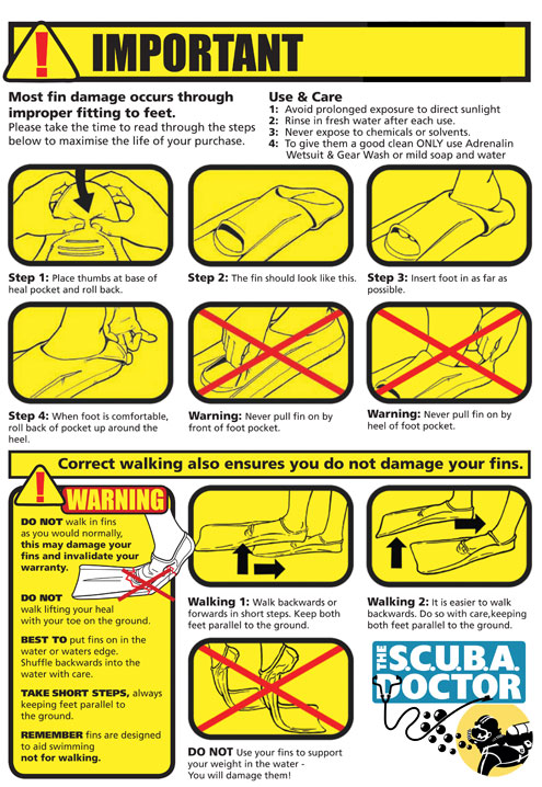 Fin Use and Care Guide