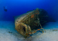 USS Anderson bow