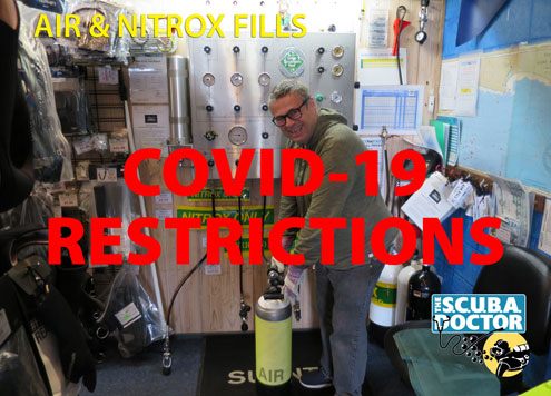 Coronavirus COVID-19 Restrictions - Air and Nitrox Fills