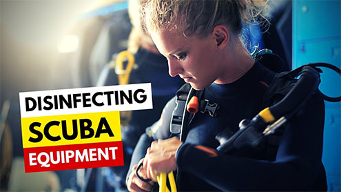 Disinfecting Scuba Equipment