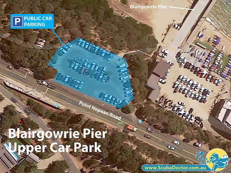 Blairgowrie Pier Upper Car Park Map
