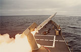 HMAS Canberra firing a SM1 Standard missile