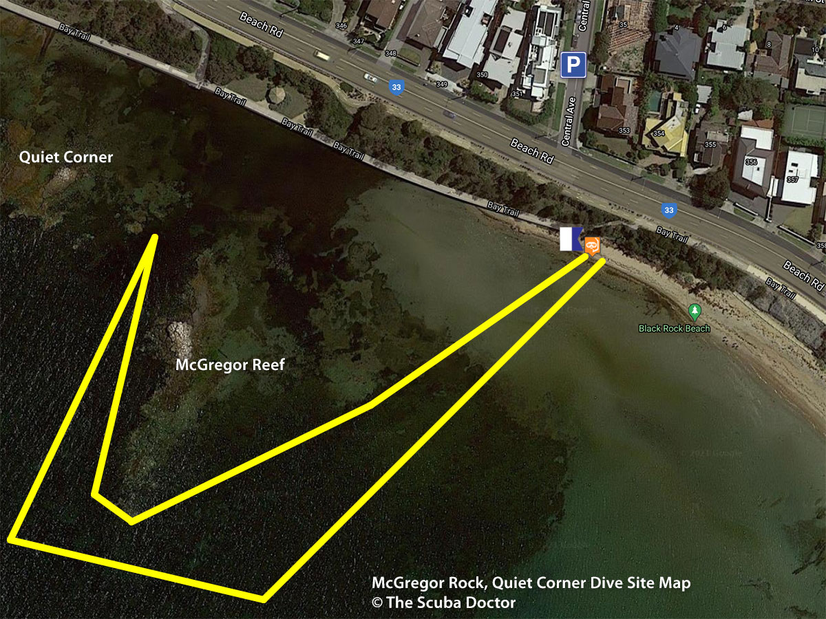 Mcgregor Rock Quiet Corner Dive Site The Scuba Doctor