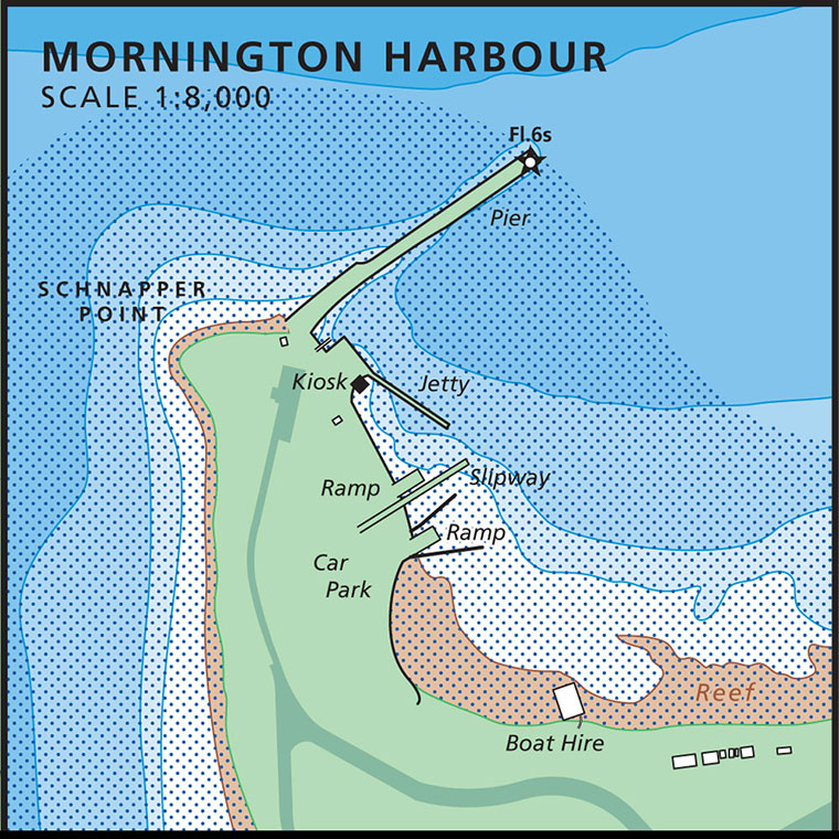 Mornington Harbour Map