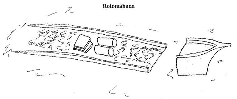 Rotomahana Dive Site Plan