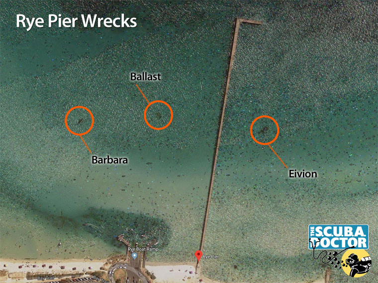 Rye Pier Wrecks