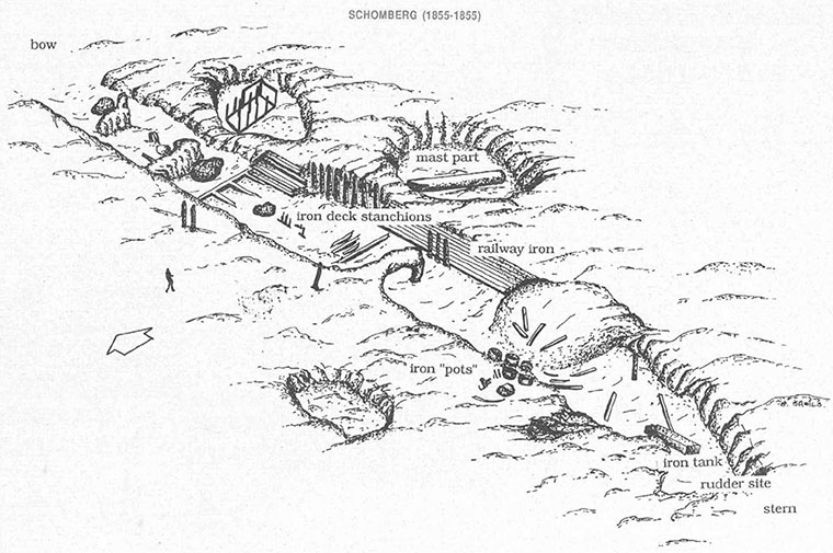 Schomberg Dive Site Map