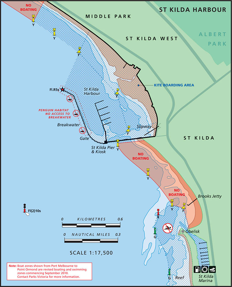 St Kilda Harbour Map