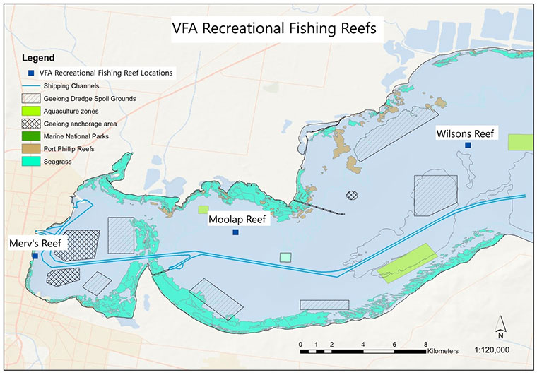 VFA Recreational Fishing Reefs - Corio Bay