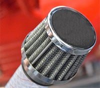 Hookah air inlet filter