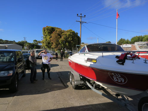 Lloyd Borrett's boat Raydon