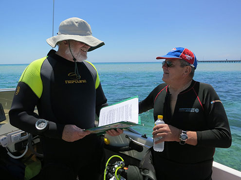 Boat Diver Briefings