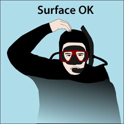 Diver's Surface OK Signal