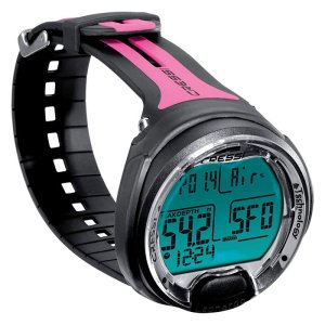 Cressi Leonardo Dive Computer - Nitrox Wrist - Black / Pink