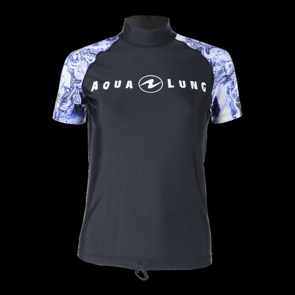 RASHGUARD AQUA P/W WMN SS XL - Click Image to Close