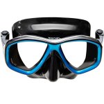 Apollo Voda Mask - Black silicone - Metallic Blue frame