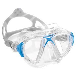 Cressi Nano Crystal Mask - Clear Skirt - Clear silicone - Yellow
