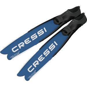 Cressi Gara Modular Impulse Full Foot Fins - Blue - 40-41 (7-8)