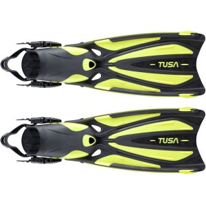 Tusa Solla Open Heel Fins | Yellow | L-XL