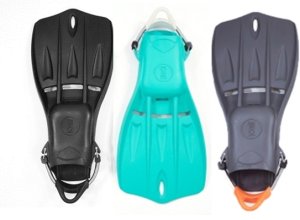 Fourth Element Tech Fins - Open Heel - Black - M - Medium