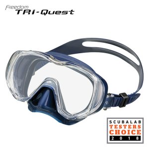 Tusa Freedom Tri-Quest Mask - Translucent (T)