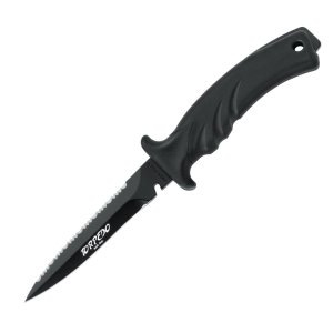 Mac Coltellerie Torpedo 11 BE Knife - Pointed Tip - Black