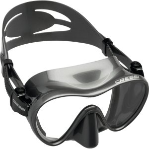 Cressi F1 Frameless Mask | Silver