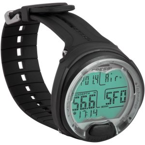 Cressi Leonardo Dive Computer - Nitrox Wrist - Black / Black