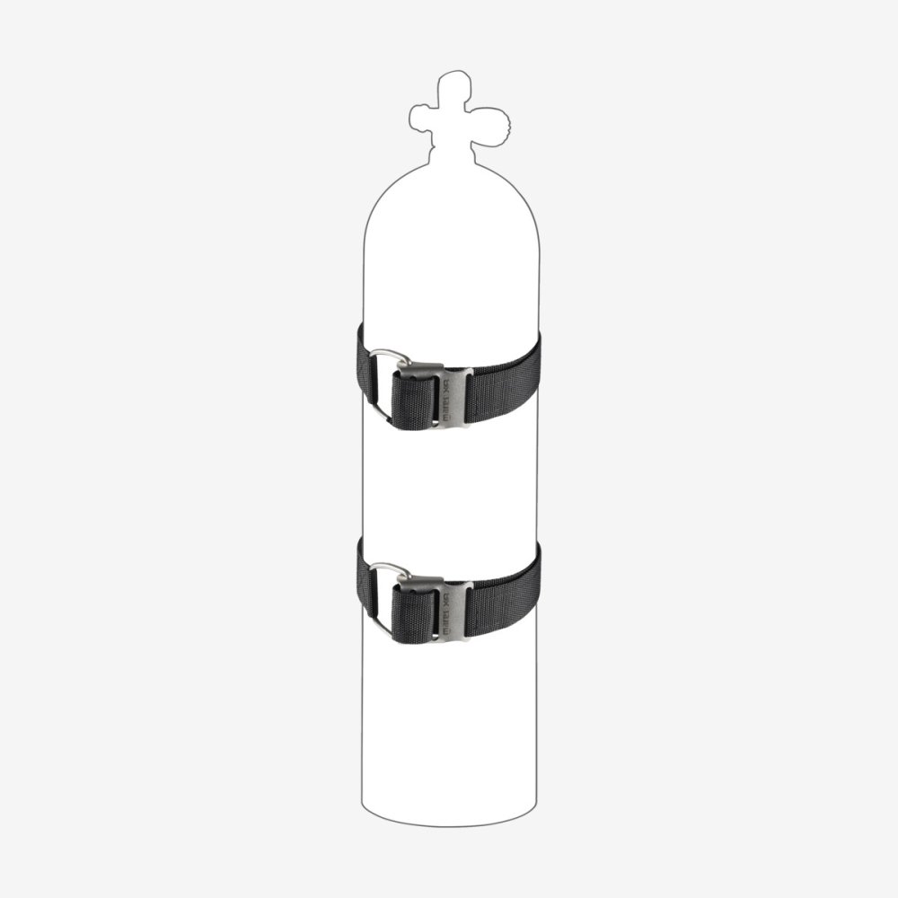 Mares Single Tank Band - Aluminium - Click Image to Close