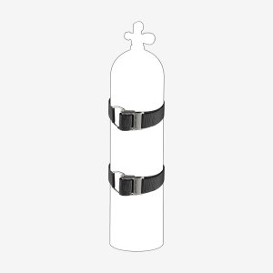 Mares Single Tank Band - Aluminium