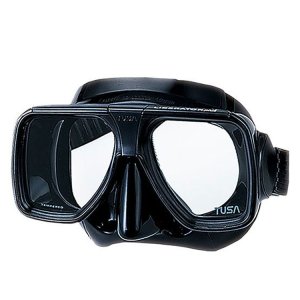 Tusa Liberator Plus Mask - Clear skirt - Black frame (BK)