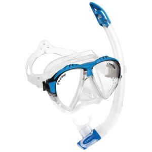 Cressi Matrix Mask and Gamma Snorkel Combo Set - Blue