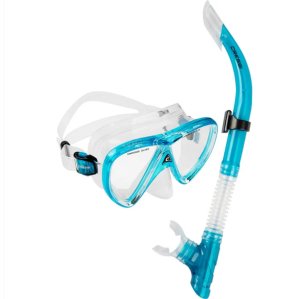 Cressi Ikarus + X-Hale Set | Clear/ Aquamarine