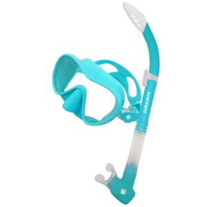 Ocean Pro Oberon Mask Snorkel Set (Teal)