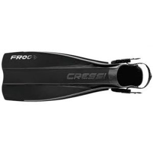 Cressi Frog Fins - Open Heel - Black - XS-S
