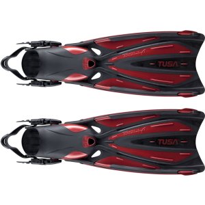 Tusa Solla Open Heel Fins | Red | L-XL