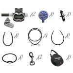 Cressi Twin Cylinder AC25 DIN Regulator Set with Bag