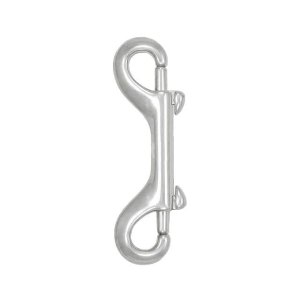 Bolt Snap Double-Eye Medium 100mm (4") - Stainless Steel