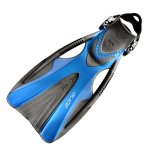 Ocean Design Glide Open Heel Fins - Blue - S-M