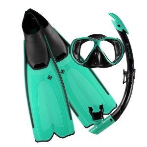 MALLACOOTA MSF SET - MD (8-9) BLACK/TEAL