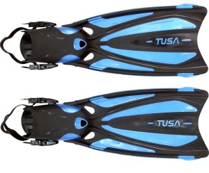 Tusa Solla Open Heel Fins | Fishtail Blue | Medium