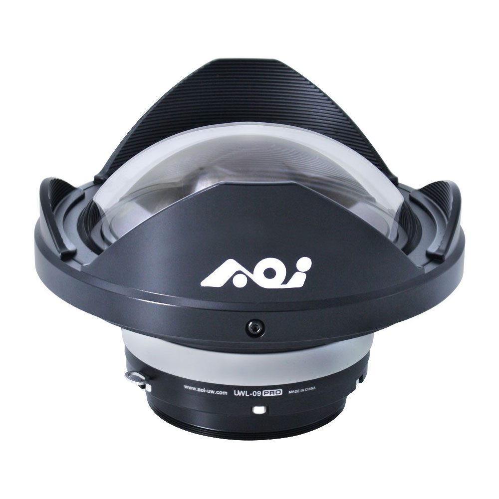 AOI UWL-09 PRO 0.45X M67 130° Wide Angle Conversion Wet Lens - Click Image to Close