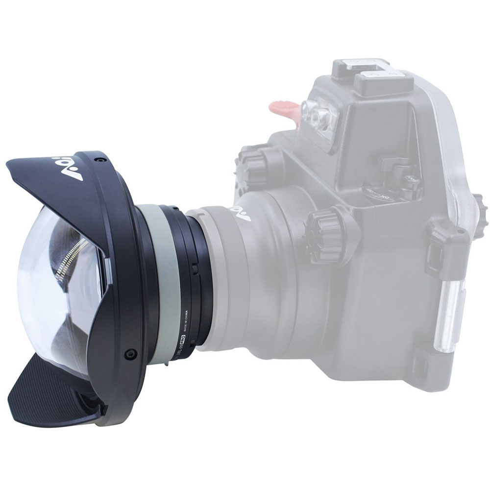 AOI UWL-09 PRO 0.45X M67 130° Wide Angle Conversion Wet Lens - Click Image to Close