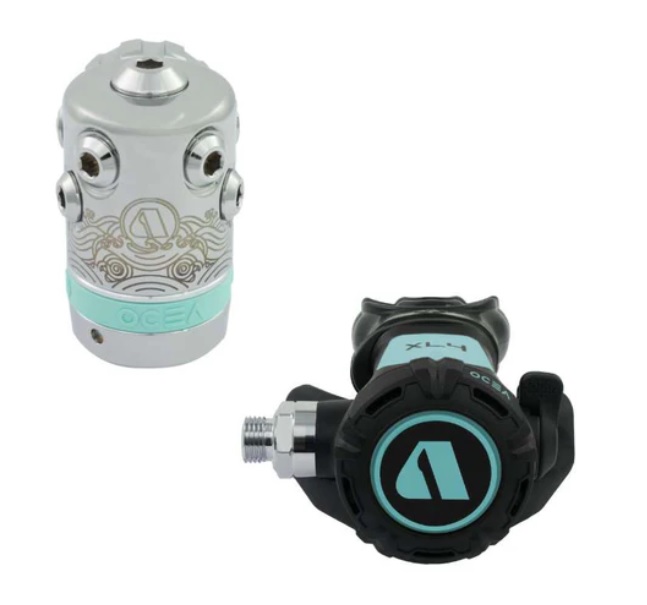 Apeks XL4 Ocea Regulator Set | DIN | Mint - Click Image to Close