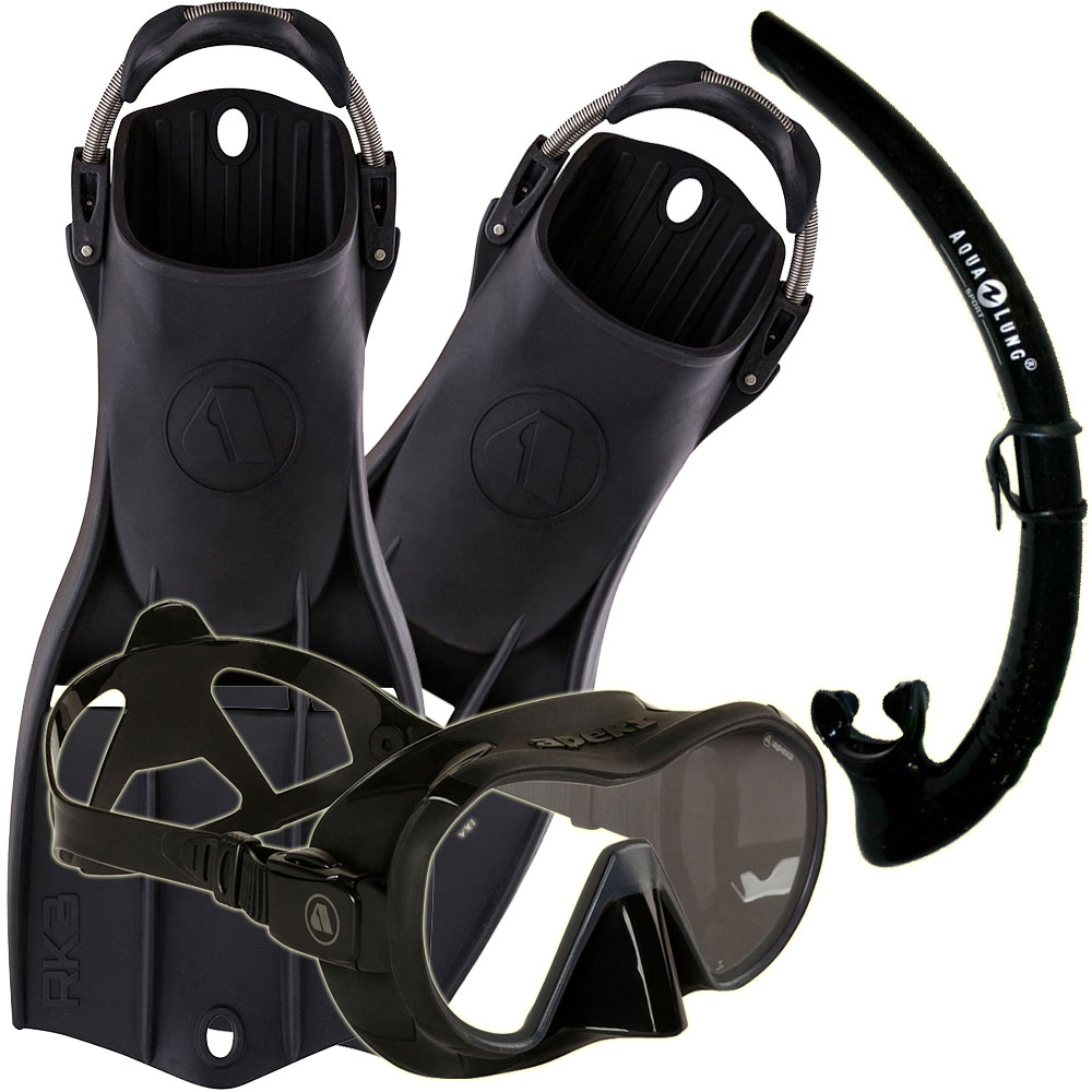 Apeks VX1 Mask with Apeks RK3 Fins and Snorkel