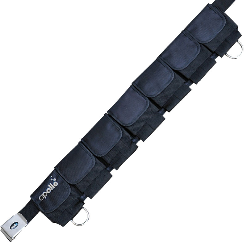Apollo Comfo Pocket Weight Belt with S/S Buckle - Click Image to Close