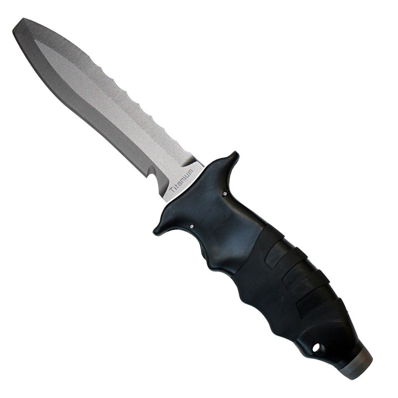 Ocean Design Apollo SQR 50HRC Titanium Knife - Chisel Tip