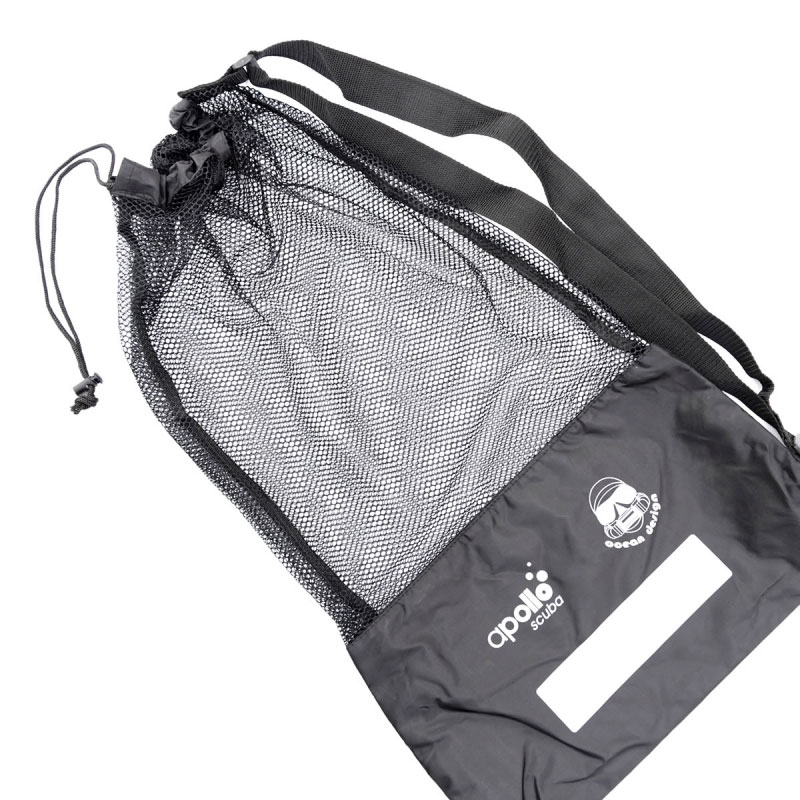 Apollo Deluxe Drawstring Mesh Snorkelling Bag